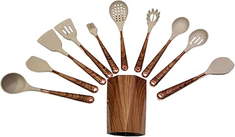 11-Piece Heat-Resistant Silicone Kitchen Utensil Set