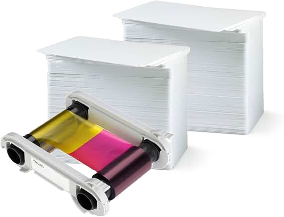 Color Ribbon YMCKOK for 200 prints with 200 PVC cards