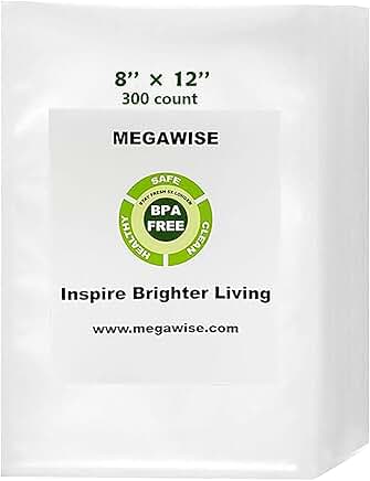 Vacuum Sealer Bags 8x12 inches, 300 pcs
