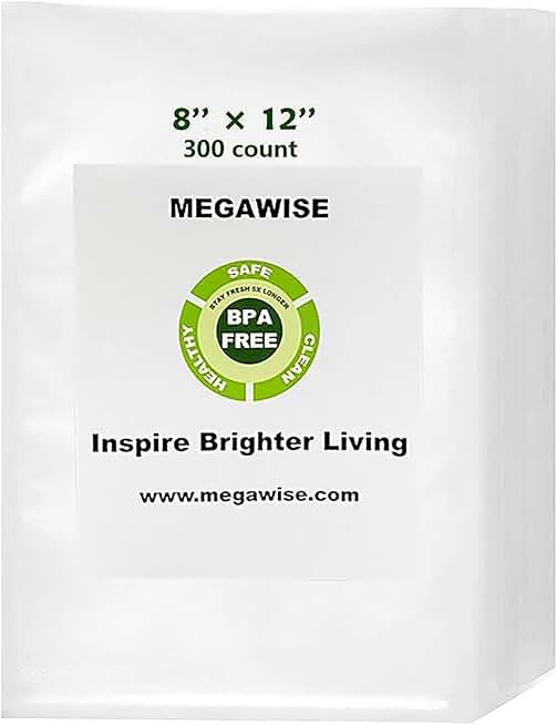 Vacuum Sealer Bags 8x12 inches, 300 pcs
