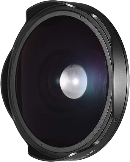 37mm 0.3X HD Wide Angle Fisheye Lens with Hood