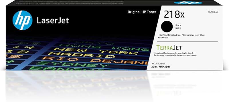 Black high-yield toner cartridge for laser printers