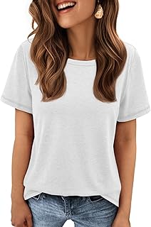 Women's Short Sleeve Round Neck Summer Top