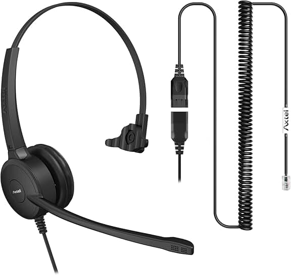 Prime HD Mono NC Headset with RJ-9 Cable