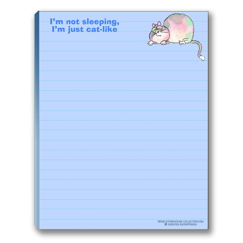 Assorted Funny Cat Note Pads for Cat Lovers