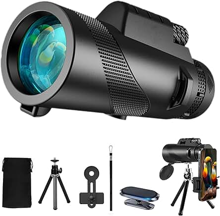 High Power 80x100 Monocular for Bird Watching and Hiking