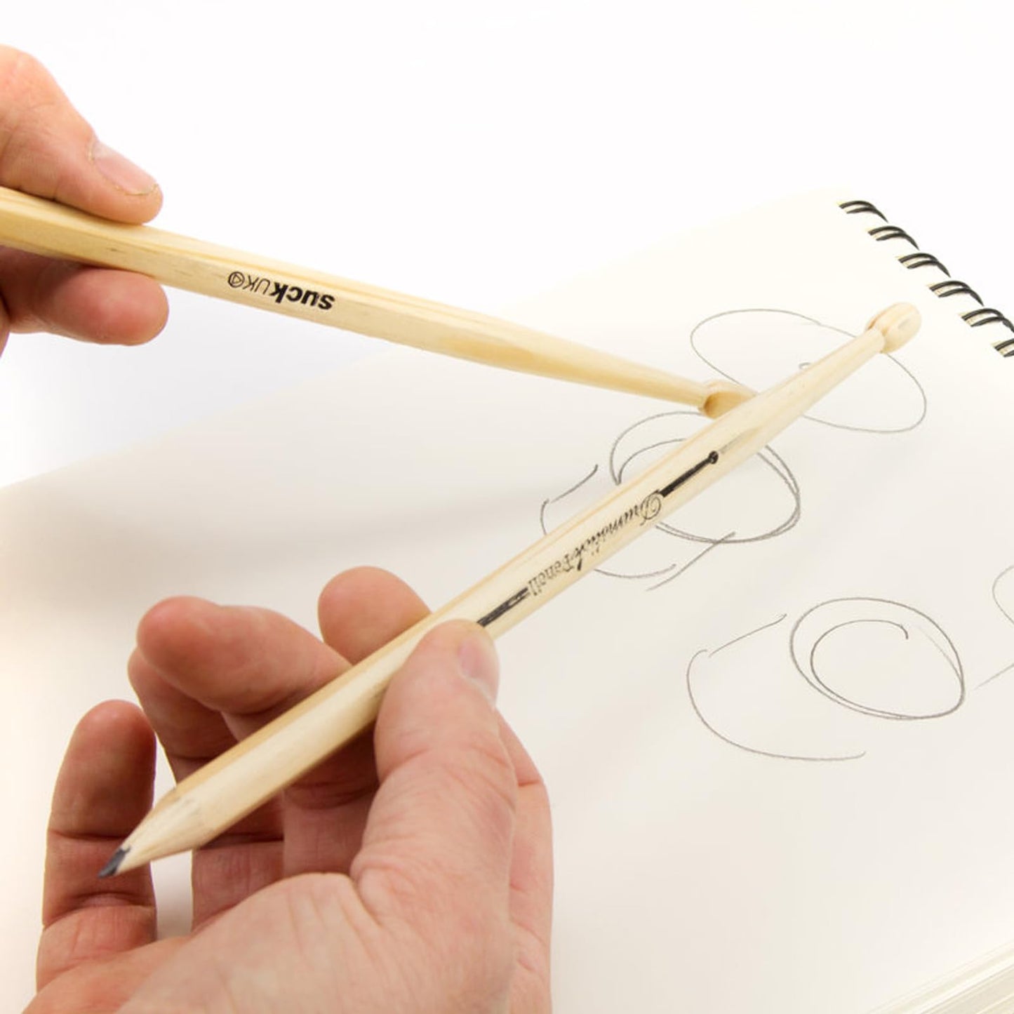 Set of 2 Drumstick Pencil Sketch Pens