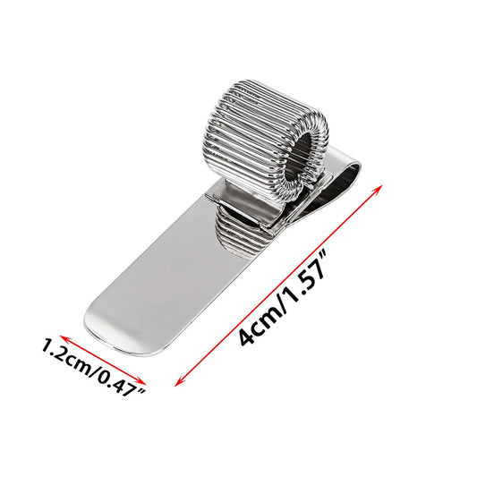 Stainless Pen Holder Clips for Notebook and Clipboard, Pack of 10
