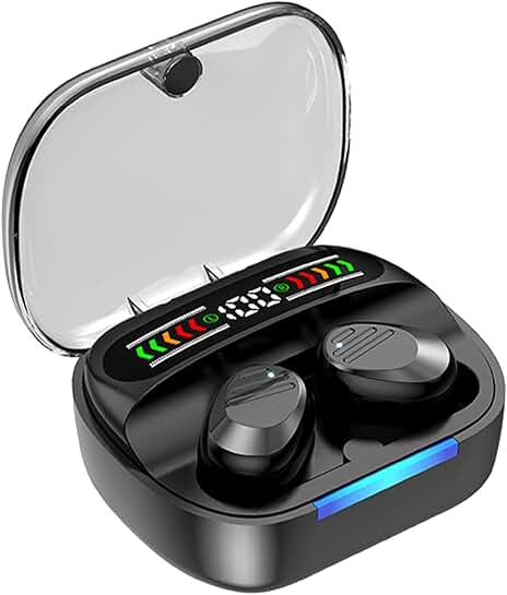 2024 True Wireless Bluetooth Earbuds with Charging Case