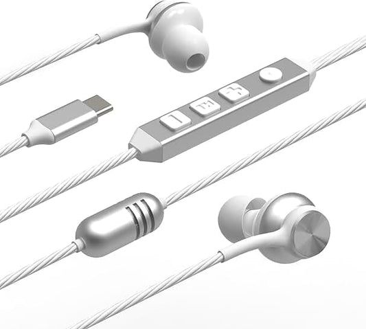 USB-C Wired Stereo Earphones with In-Line Control