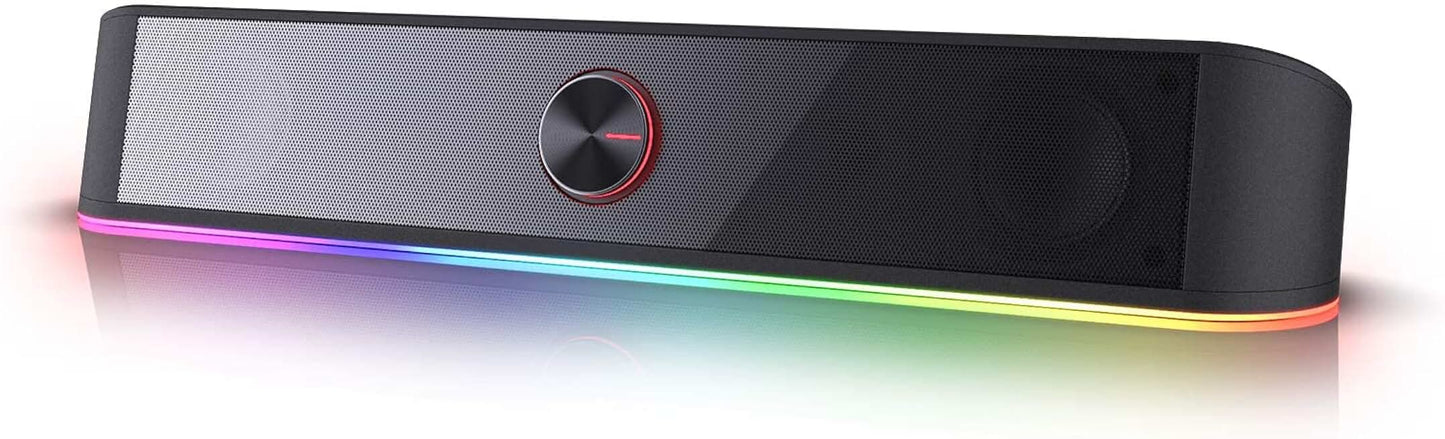 RGB Desktop Soundbar with Touch Control and Lighting