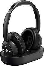 Wireless TV Headphones for Seniors with Charging Base