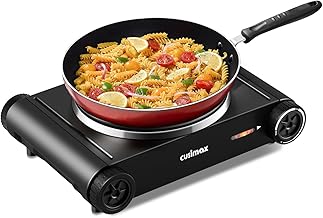 Portable 1500W Electric Cast Iron Hot Plate with Temperature Control