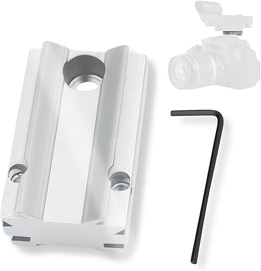 Silver Plate for DSLR Camera Shoe Mount