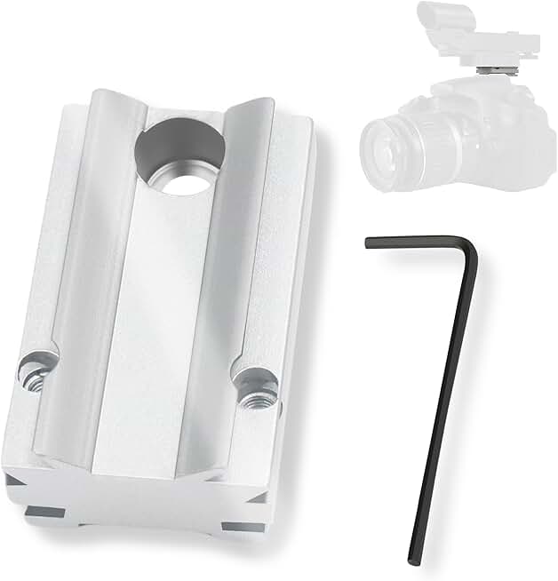 Silver Plate for DSLR Camera Shoe Mount