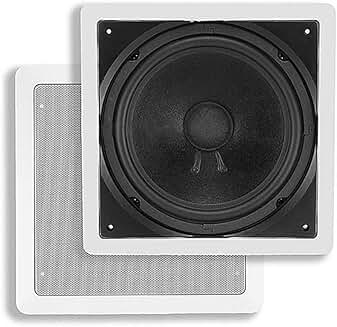 10-Inch In-Wall Passive Subwoofer, 200W