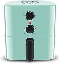 Compact 1.1Qt Electric Hot Air Fryer with Timer and Temperature Control