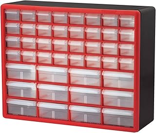 Plastic 44-Drawer Storage Cabinet for Garage and Organization