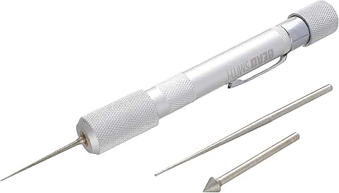 Bead Reamer Set with 3 Diamond Tips and Aluminum Handle