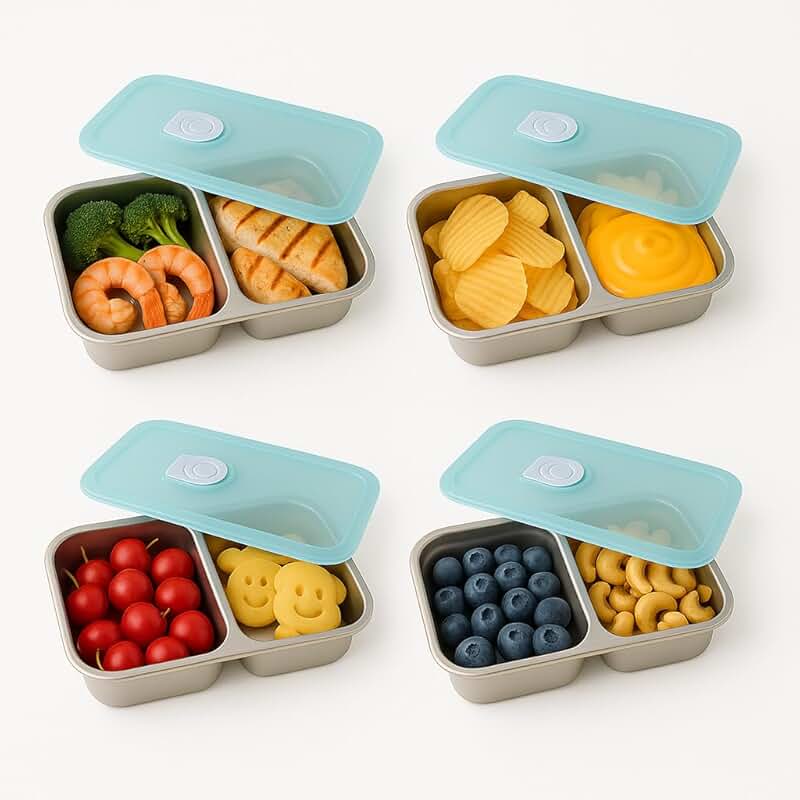 Two-pack palm brush storage set with soap dispenser