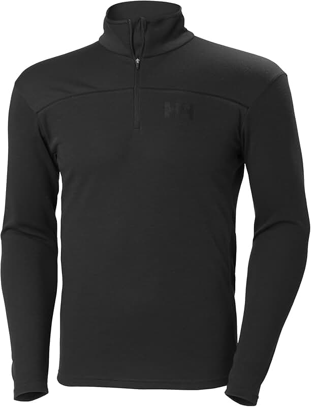 Men's 1/2 Zip Pullover, Ebony, Large
