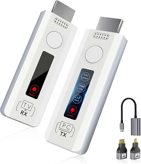 Wireless HDMI Transmitter and Receiver Kit for TV