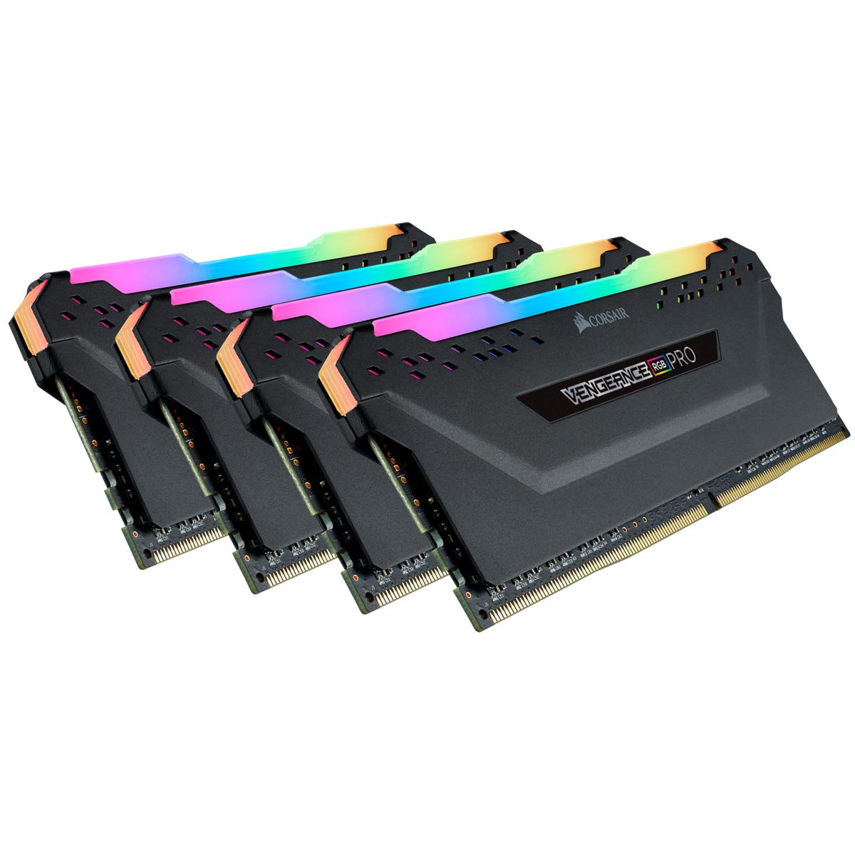 Vengeance RGB Pro 32GB (4x8GB) DDR4 3600 (PC4-28800) C18 Desktop Memory - Black