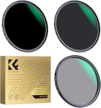 62mm Lens Filter Kit with ND8, ND64, and CPL Filters