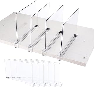 10 Shelf Dividers for Closet Organization