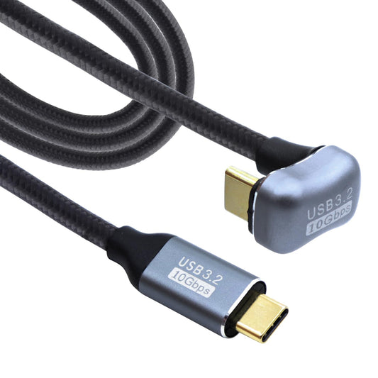 10Gbps USB C U-Shaped Angled Extension Cable, 3.28FT