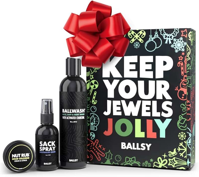 Men's Body Care Gift Pack with Body Wash, Deodorant Spray, and Cologne