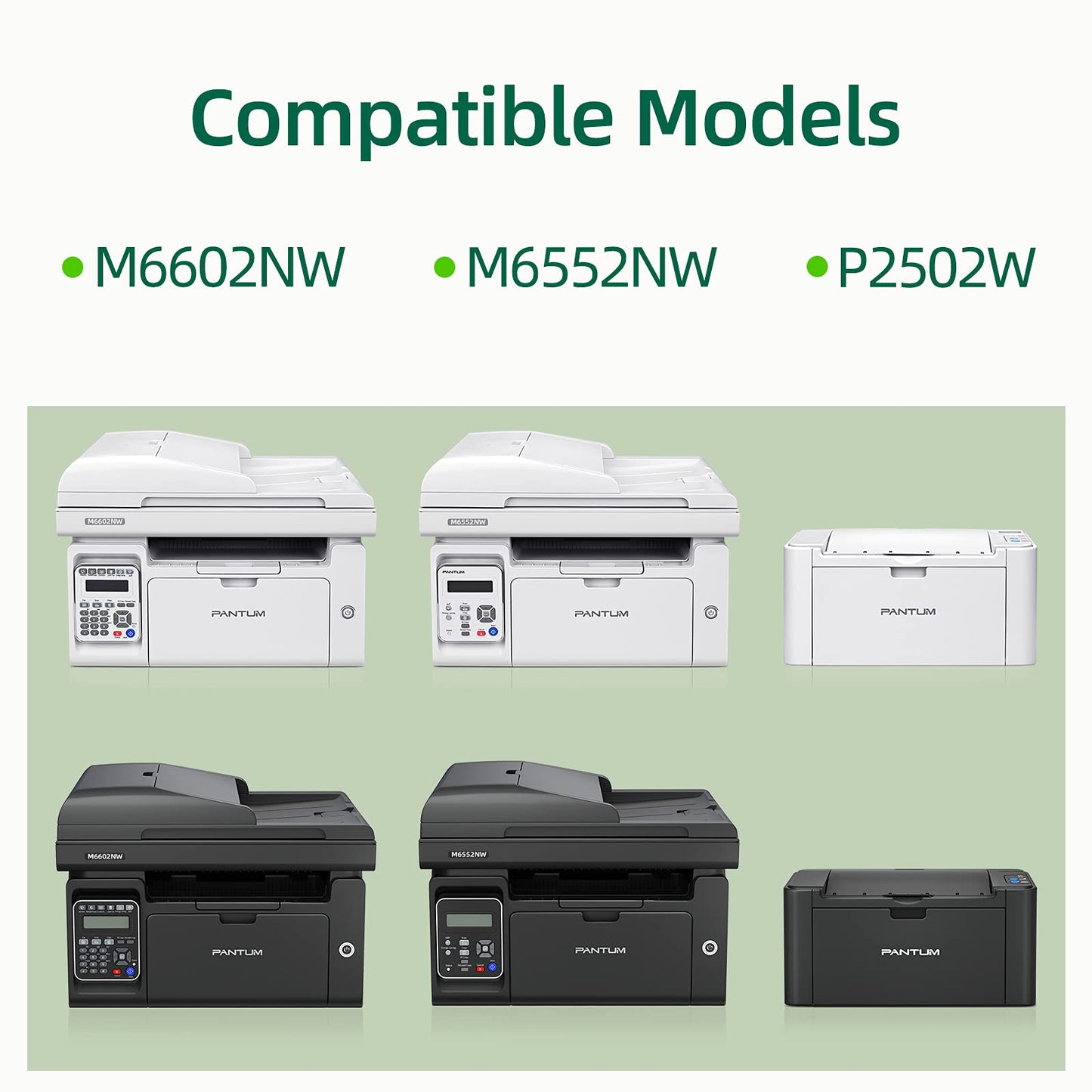 PB-211 Toner Cartridge Black for P2500W, P2502W, M6550NW, M6600NW, M6552NW, M6602NW