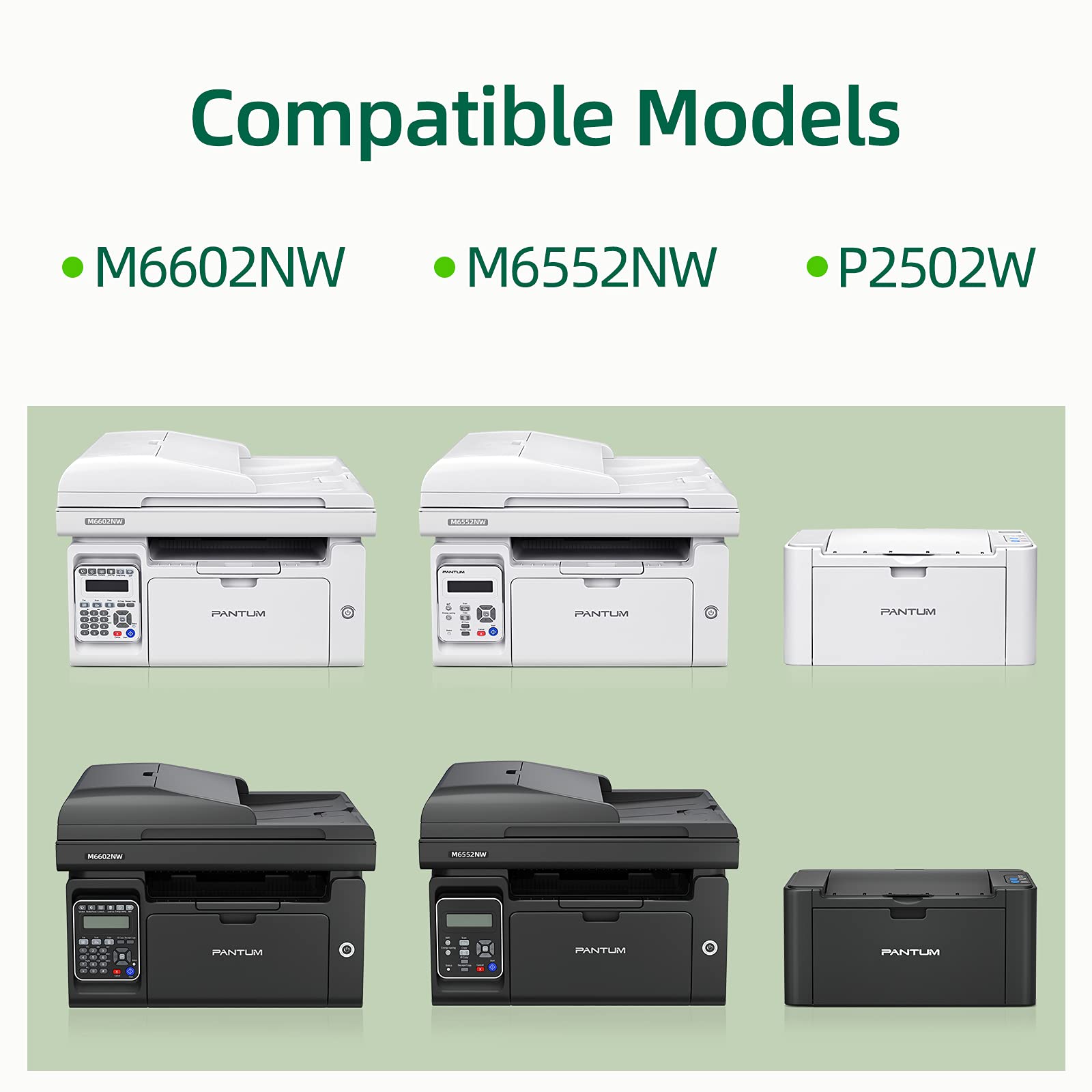 PB-211 Toner Cartridge Black for P2500W, P2502W, M6550NW, M6600NW, M6552NW, M6602NW