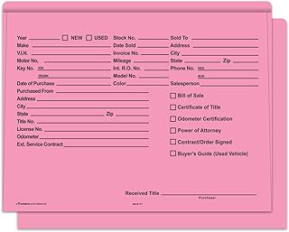 Pink Heavy Duty Deal Jackets, 100 Pack