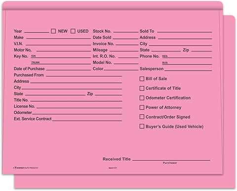 Pink Heavy Duty Deal Jackets, 100 Pack