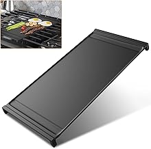 Upgraded 19.5-inch Aluminum Nonstick Griddle for Gas Range