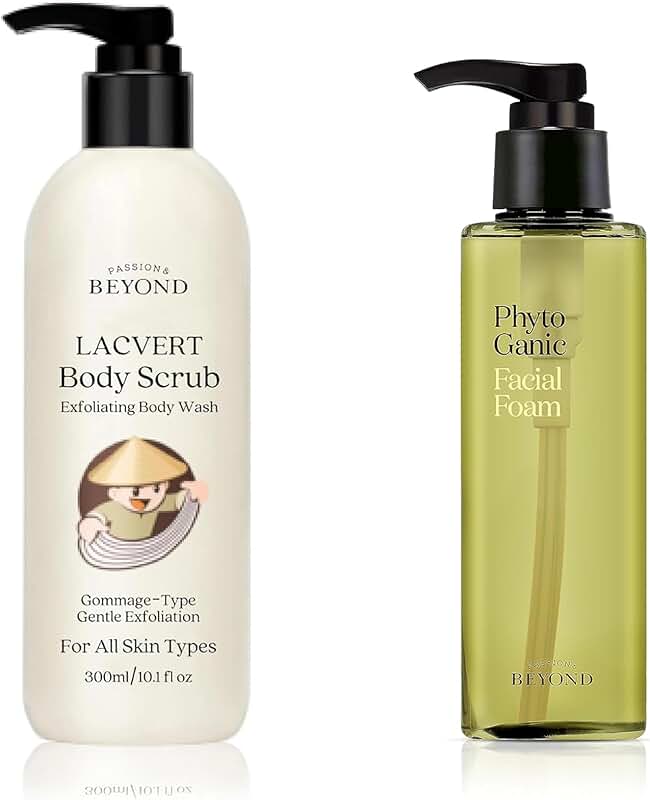 Body Scrub and Facial Cleansing Foam for Gentle Exfoliation