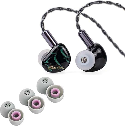 Green In-Ear Monitor with Flex Ear Tips