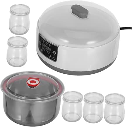 Automatic yogurt maker with temperature control and timer