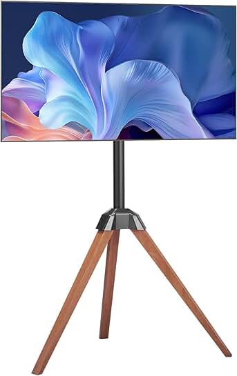 Portable TV Stand for 40-65 Inch Flat and Curved Screens