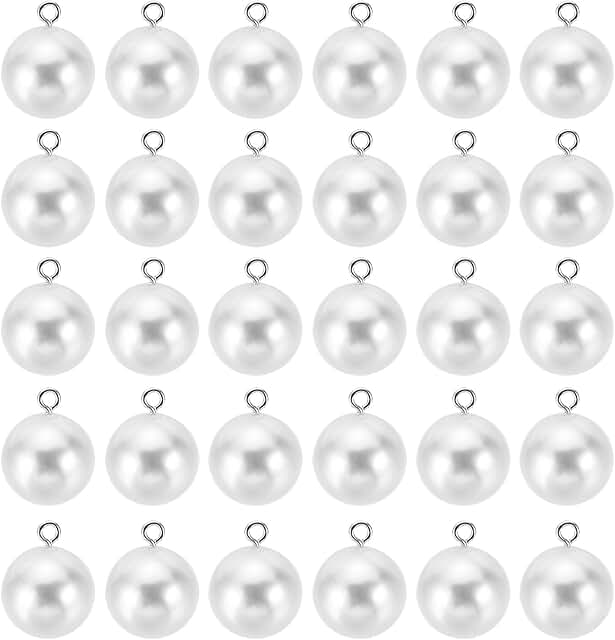 100pcs Pearl Beads for Jewelry Making, Bracelets, Earrings