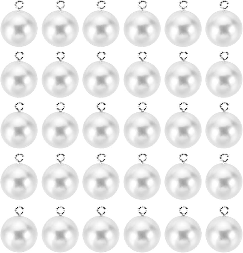 100pcs Pearl Beads for Jewelry Making, Bracelets, Earrings