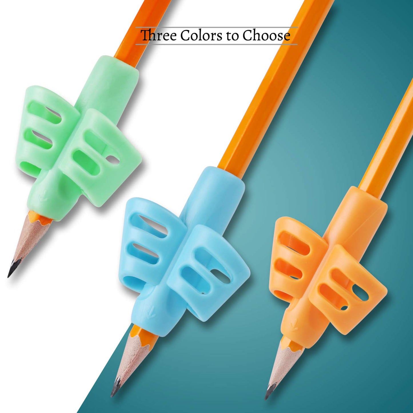 Pencil Grip Set for Kids, 3 Pack