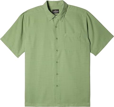 Men's Seagreen Woven Shirt, Medium