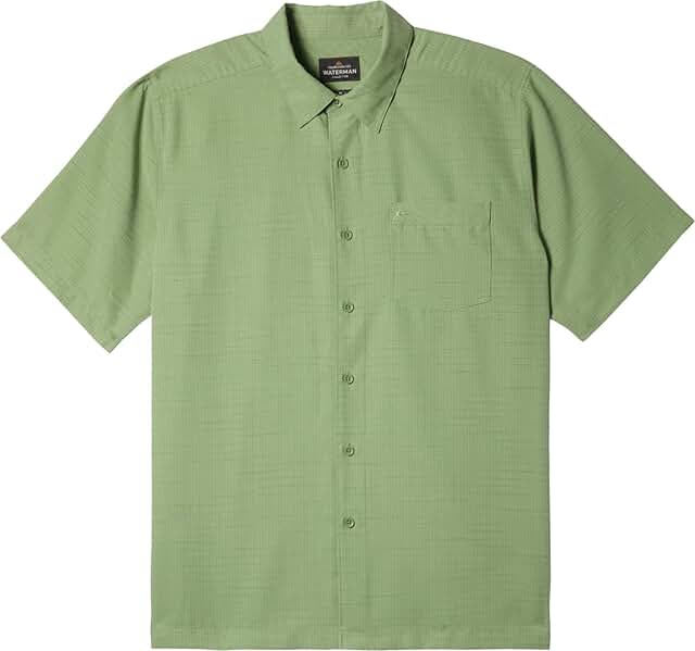 Men's Seagreen Woven Shirt, Medium