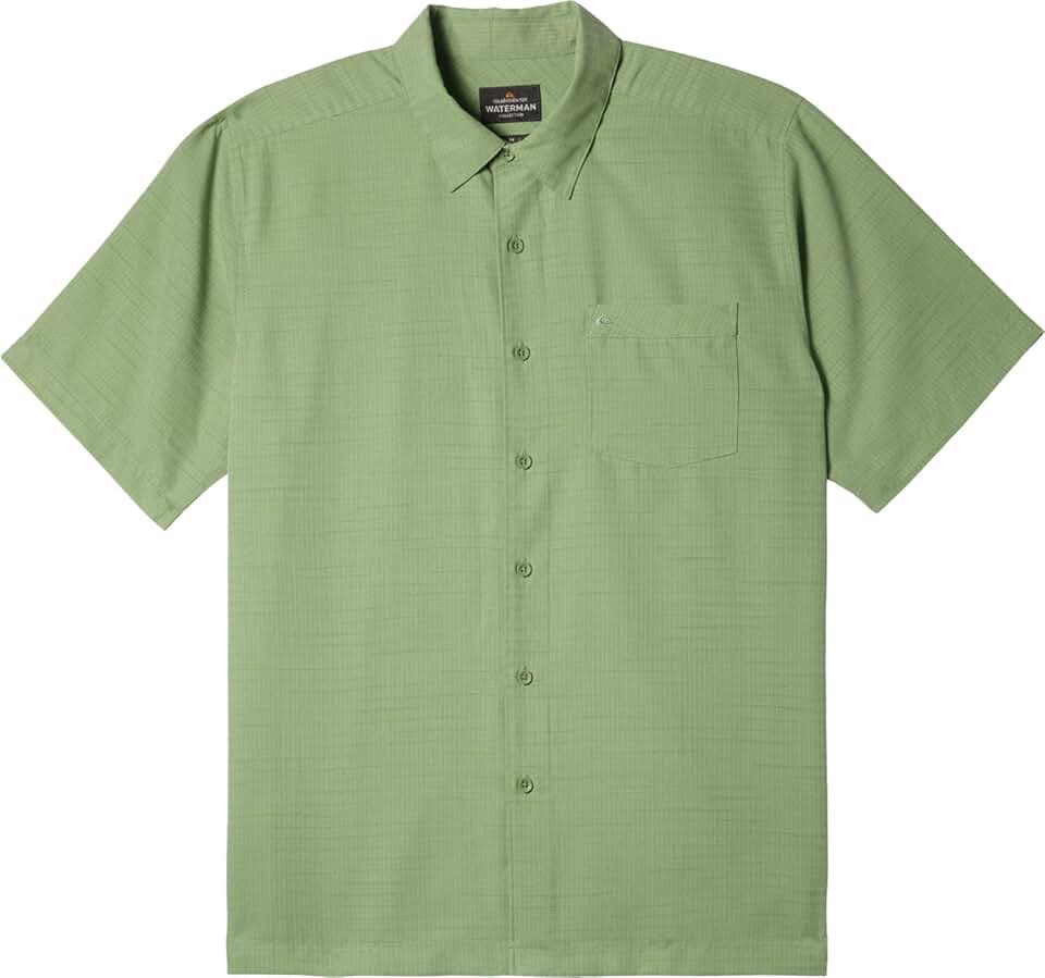 Men's Seagreen Woven Shirt, Medium