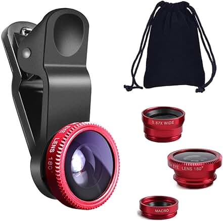3-in-1 Fish Eye, Macro, Wide-Angle Lens Kit for Smartphones