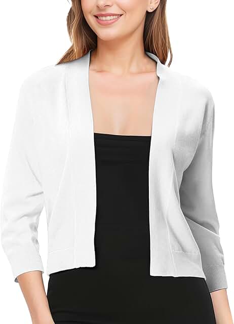 Lightweight women's short sleeve cardigan for summer