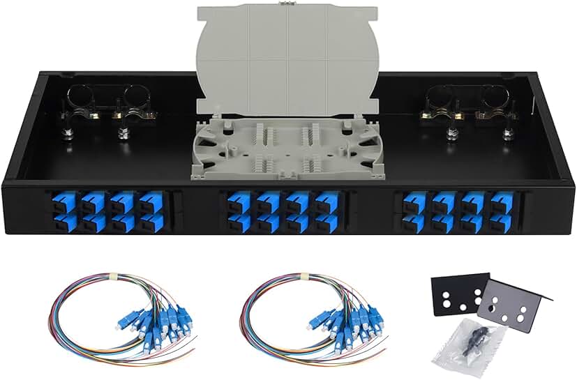24-Port Singlemode Rack Mount Enclosure with Pigtails