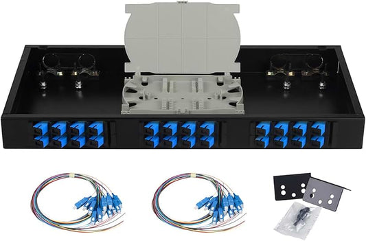 24-Port Singlemode Rack Mount Enclosure with Pigtails